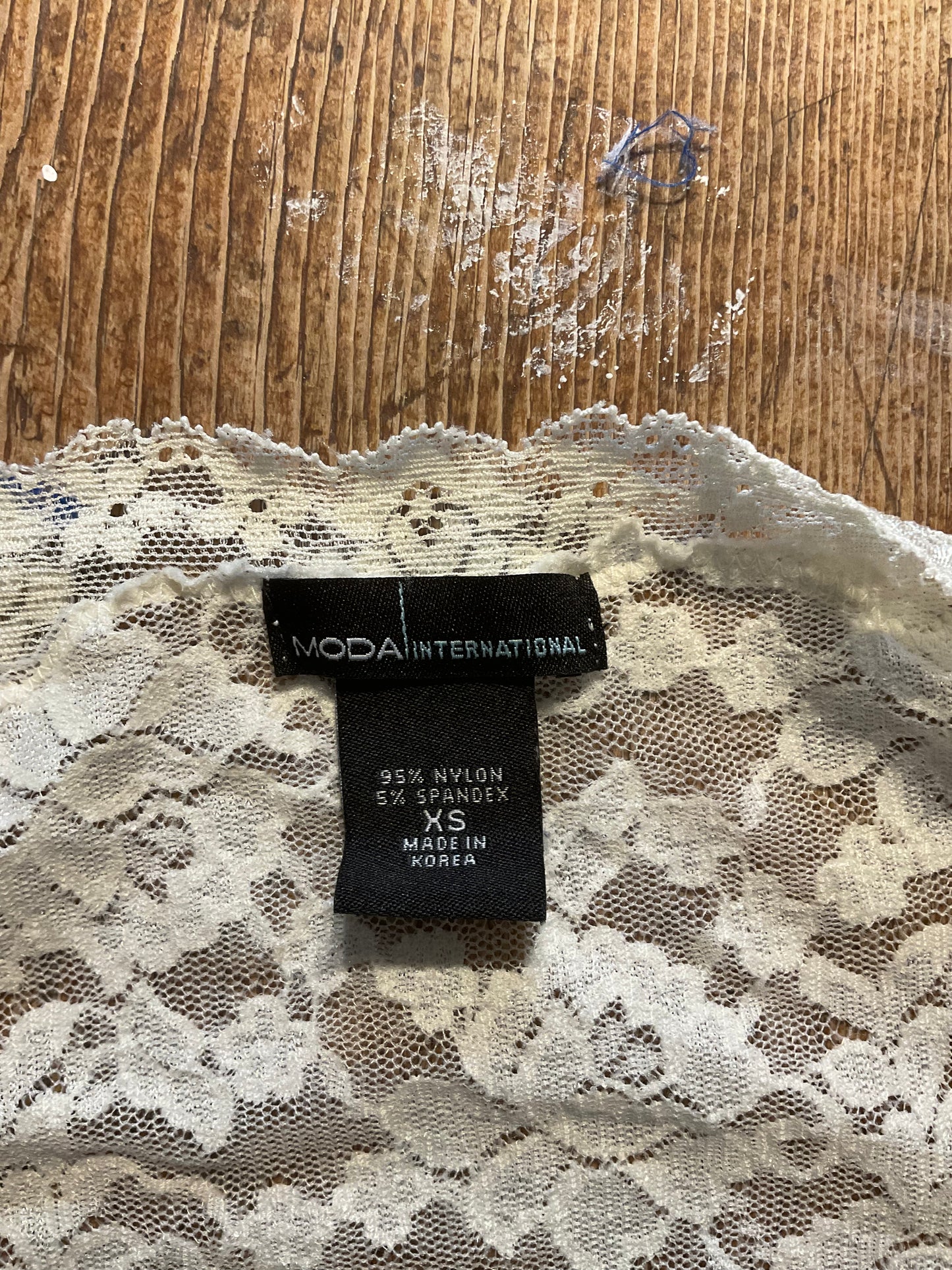 Vintage lace undershirt