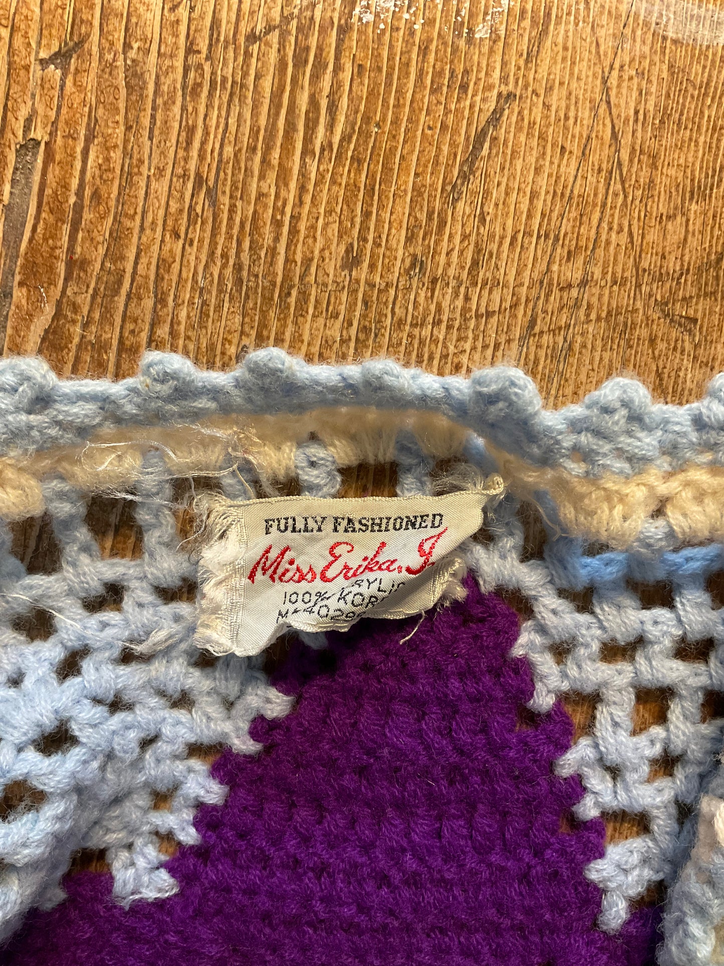 Vintage crochet tank