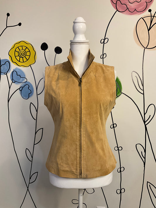 Vintage suede vest