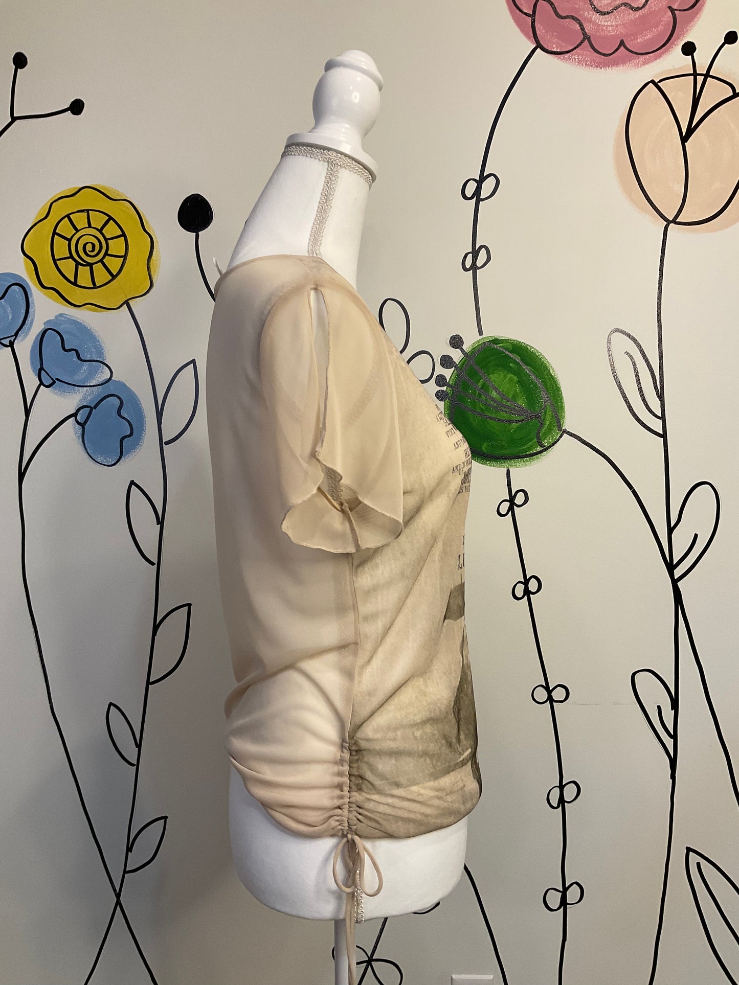 Vintage Vanity sheer shirt