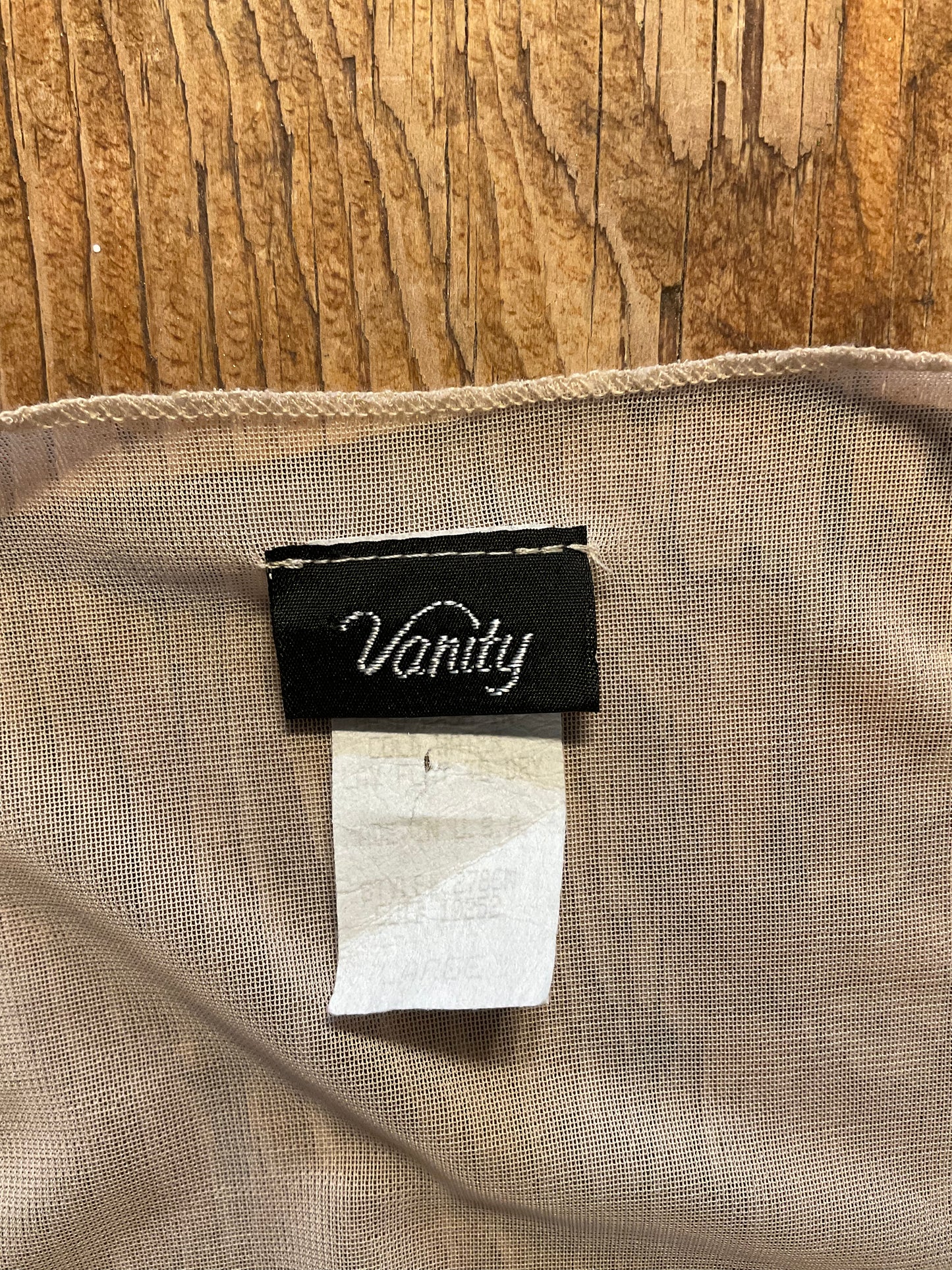 Vintage Vanity sheer shirt