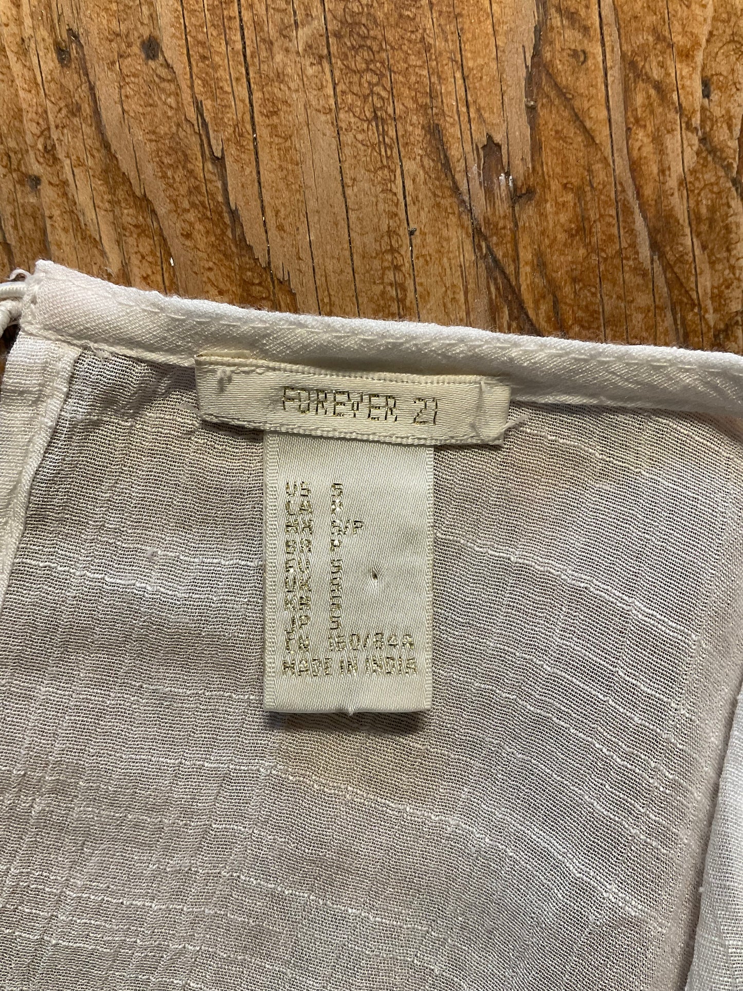 Forever 21 peasant top