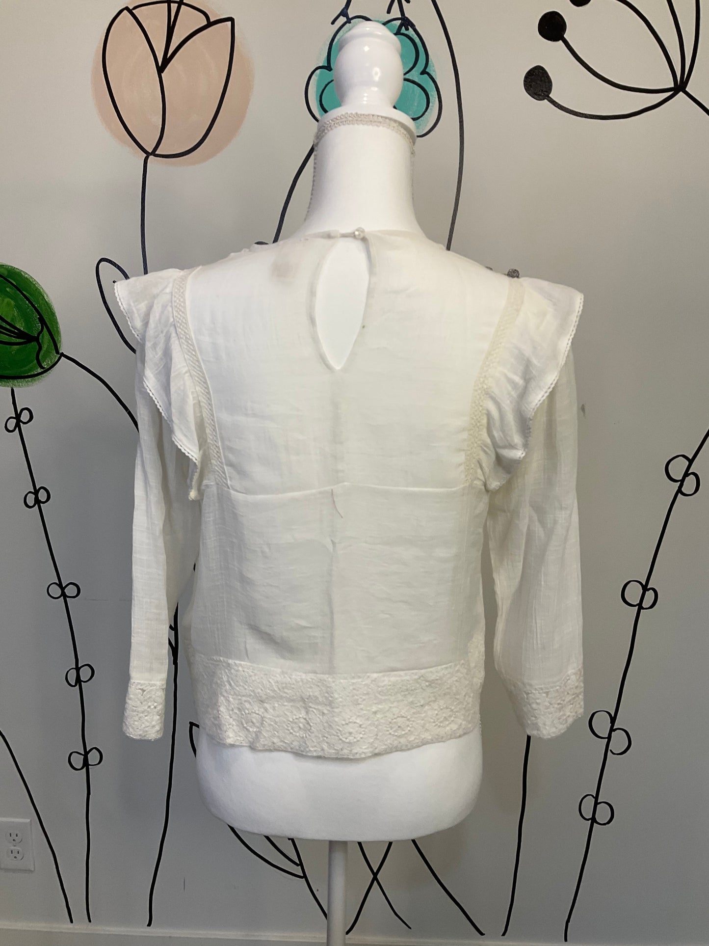 Forever 21 peasant top