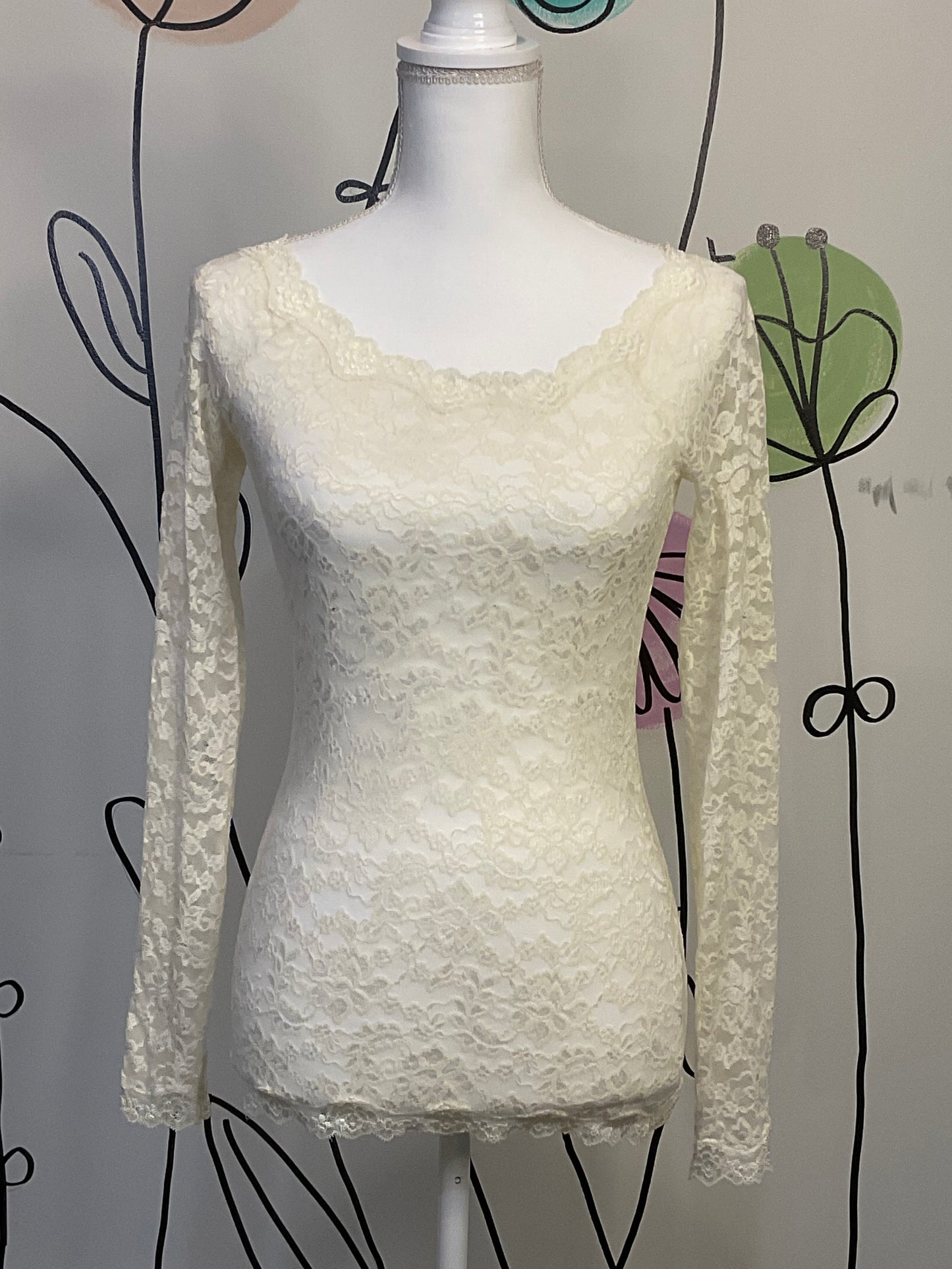 Vintage lace undershirt