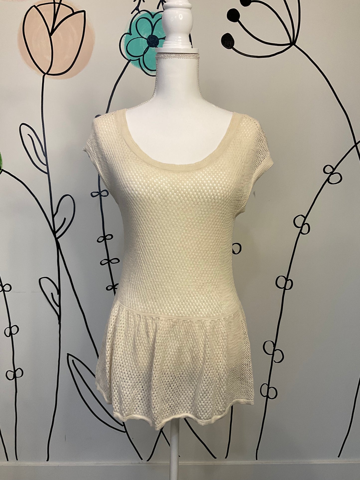 Crochet baby doll top