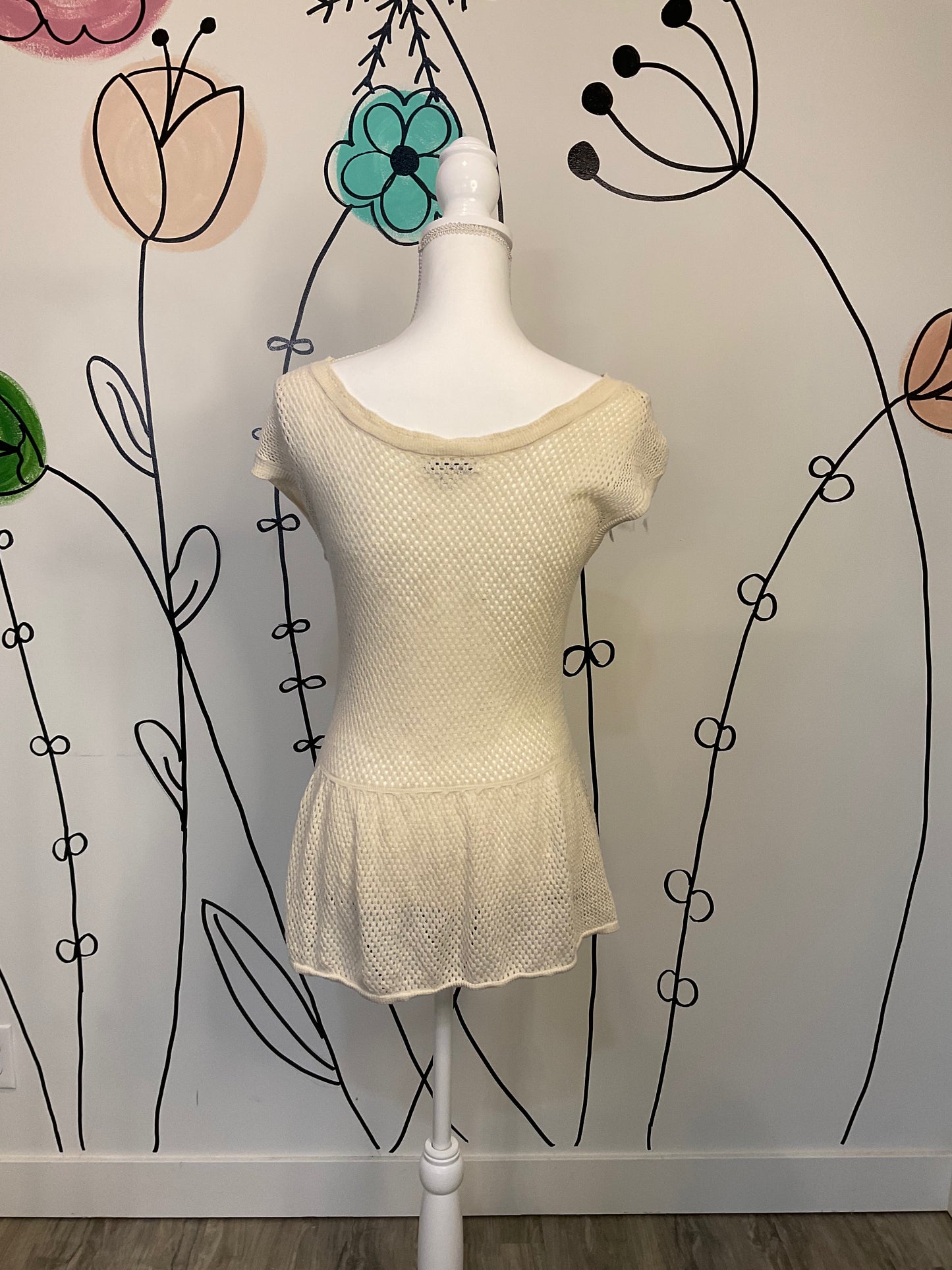 Crochet baby doll top