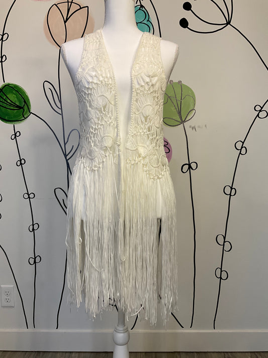 Vintage crochet vest