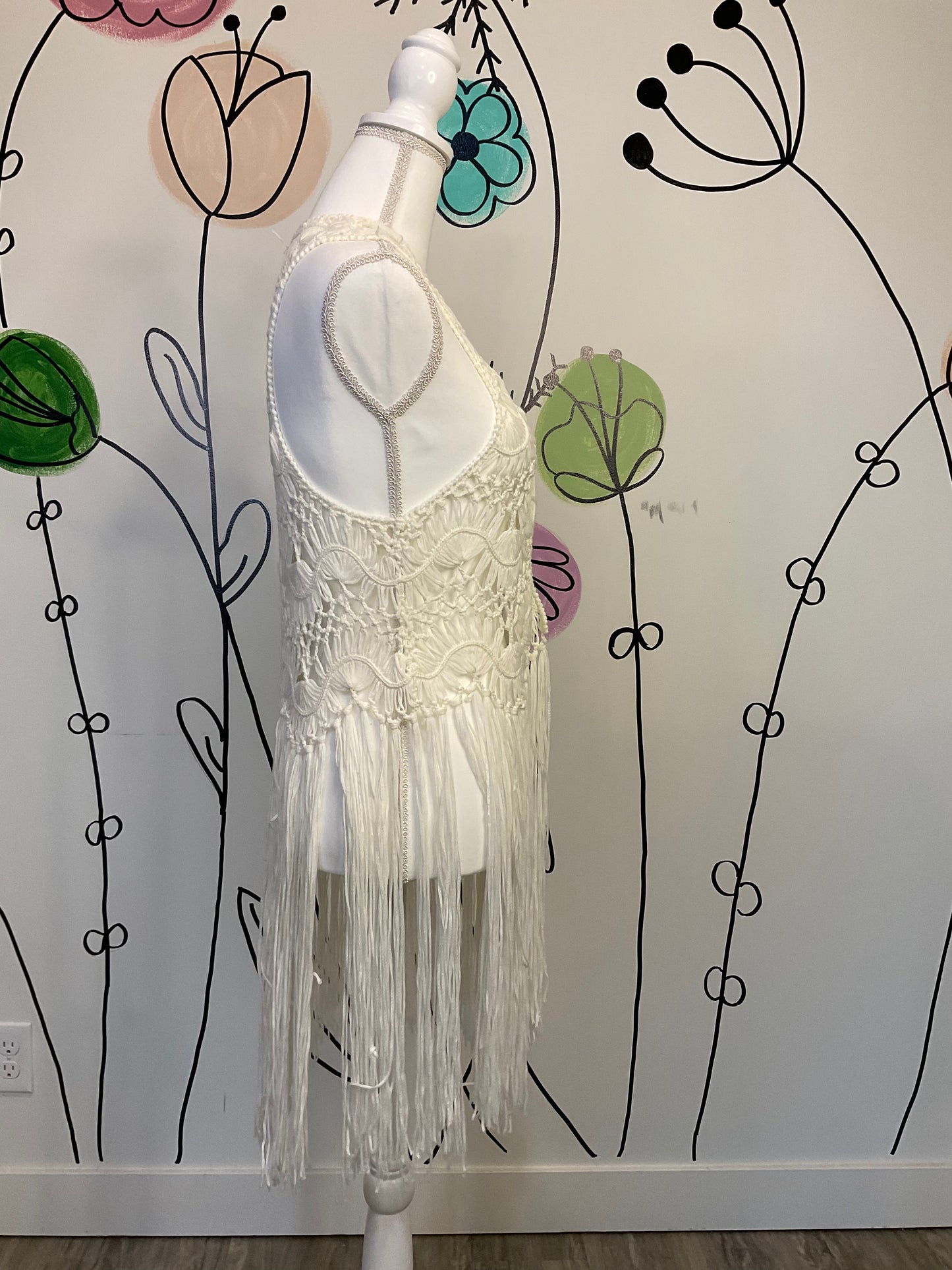 Vintage crochet vest