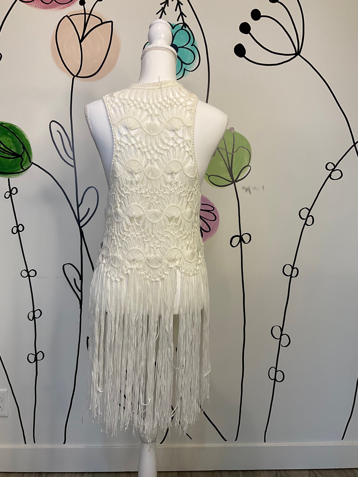 Vintage crochet vest