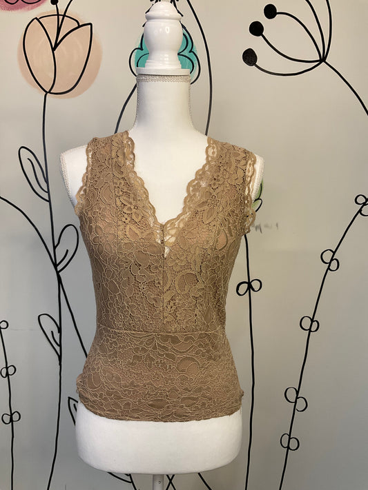 Lace bodice top