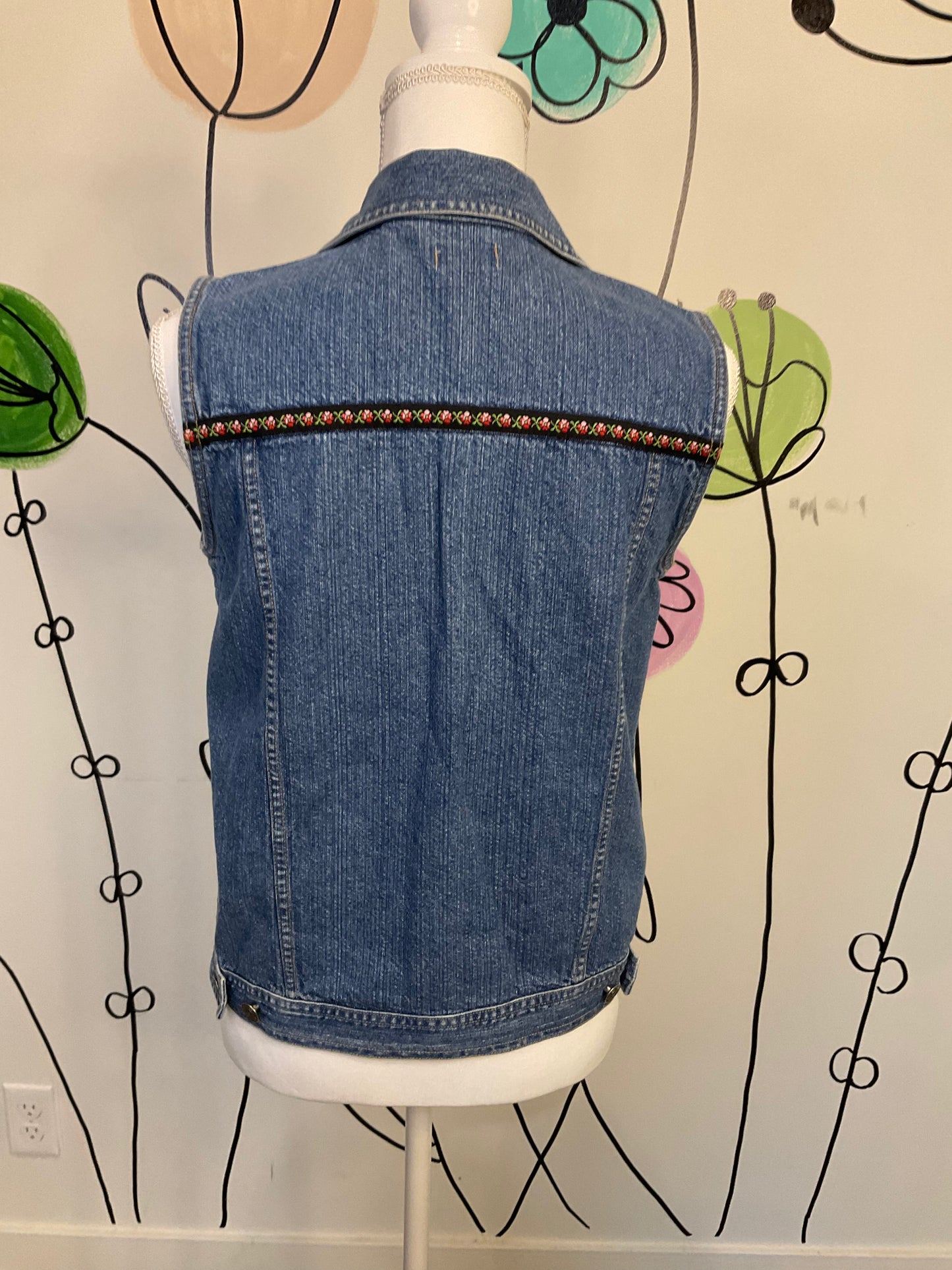 Vintage denim vest