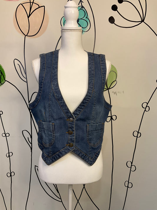 Vintage denim vest
