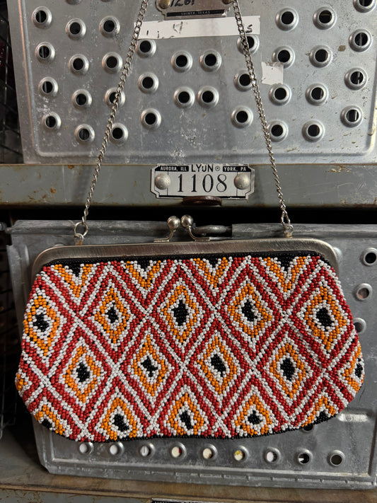 Vintage beaded clutch